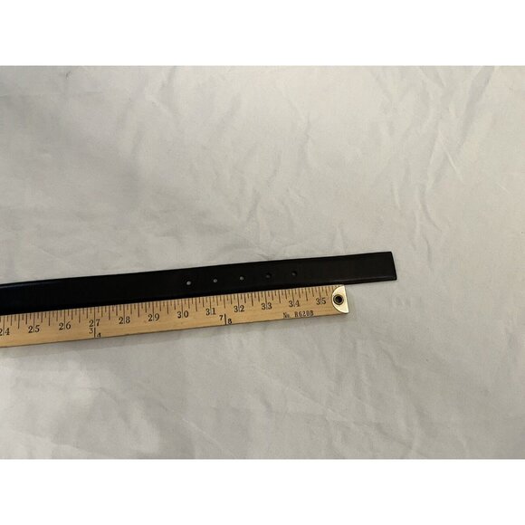 Womans Leather Black Belt Roberto Piccinetti Made in Italy XL EUC - Picture 4 of 8
